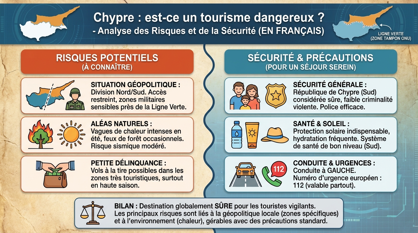 Risques potentiels pour les touristes