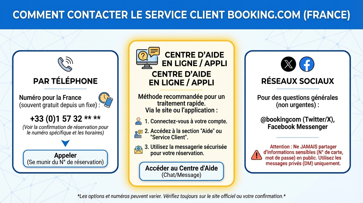Comment contacter le service client booking en france 1 Comment joindre le service client Booking ?