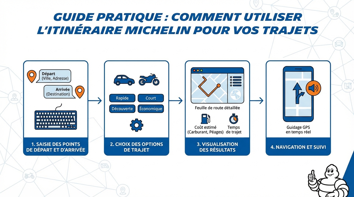 Qu'est-ce que l'itinéraire Michelin ?
