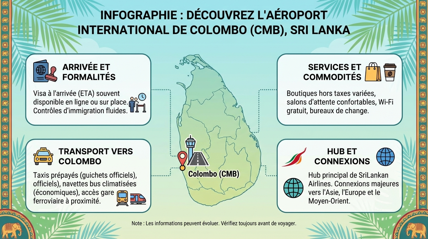 Services disponibles à l'aéroport