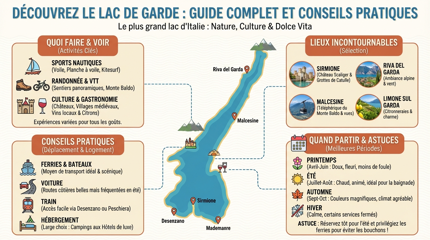 Activités à faire au lac de Garde