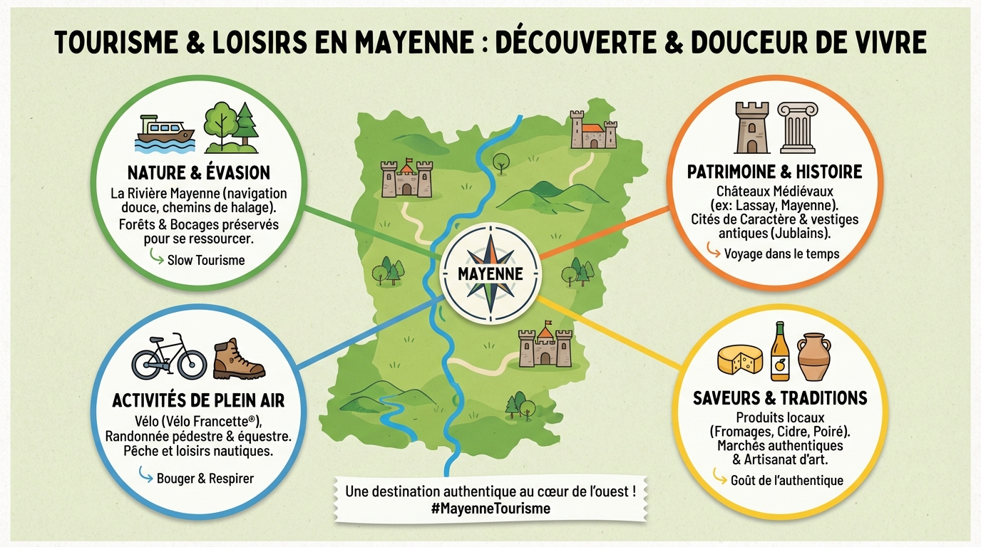 Découvrez le tourisme et loisir en mayenne 1 Les meilleures activités à faire