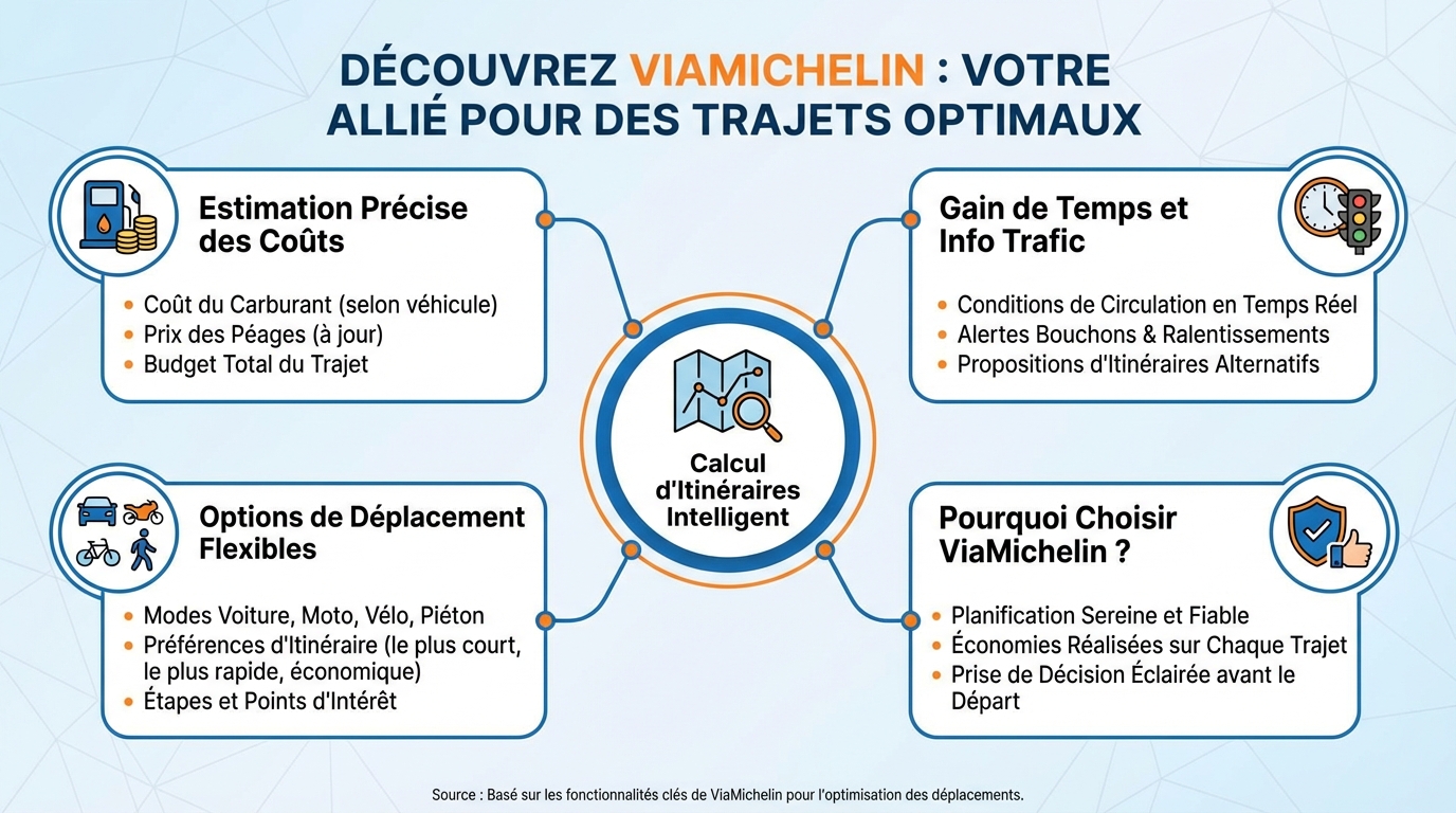 Découvrez viamichelin : votre allié pour des trajets optimaux 1 Comment utiliser ViaMichelin ?