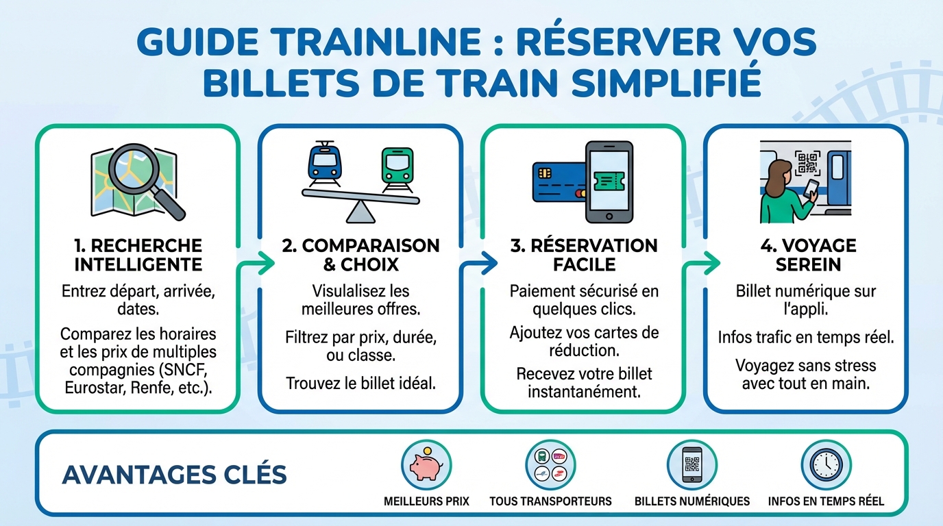Les avantages de Trainline