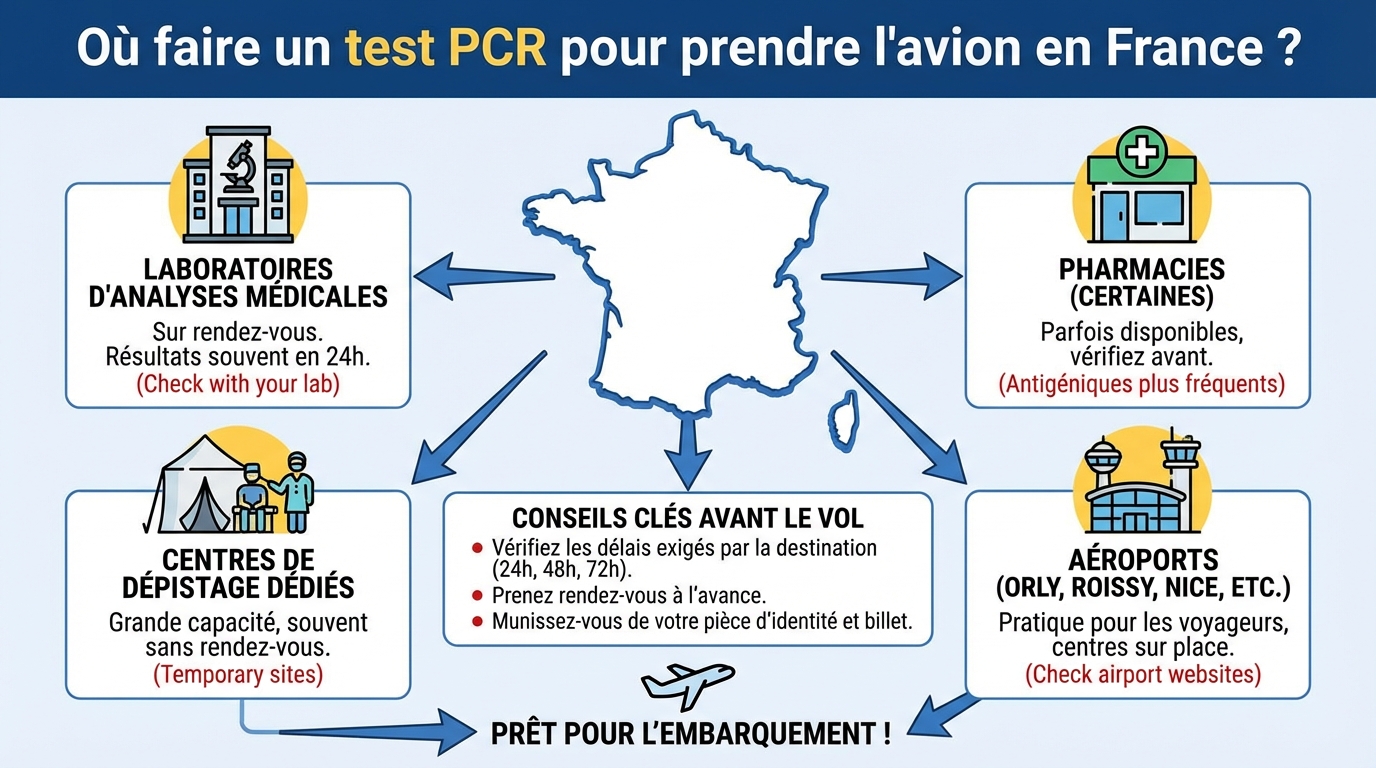 Délais et coûts associés aux tests PCR