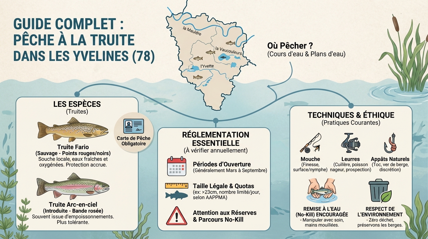 Pêche à la truite dans les yvelines : guide complet 1 Techniques de pêche à la truite
