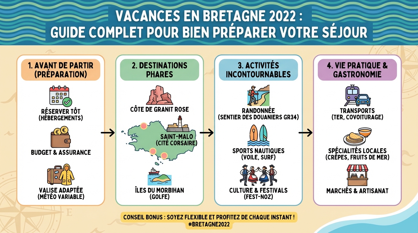Les meilleures destinations en Bretagne en 2022