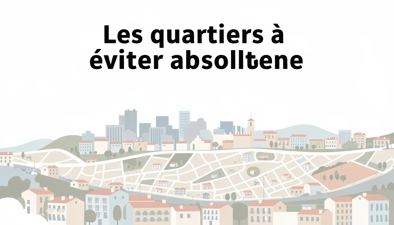 Les quartiers à éviter absolument