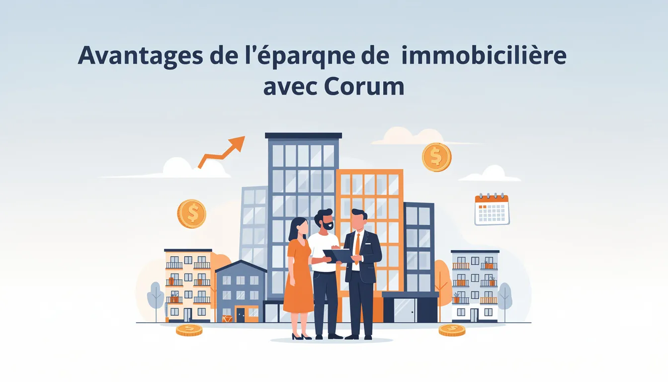 Avantages de l'épargne immobilière avec Corum