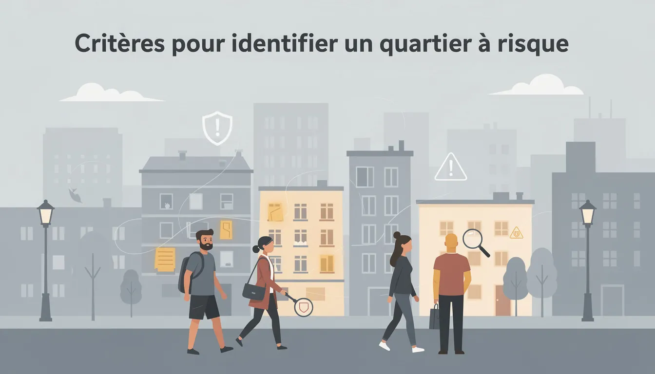 Critères pour identifier un quartier à risque