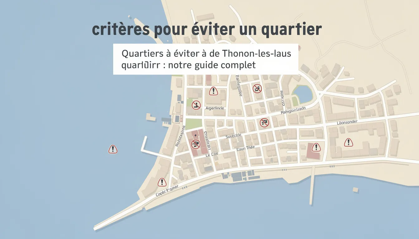 Quartiers à éviter à thonon-les-bains : notre guide complet 1 Critères pour éviter un quartier