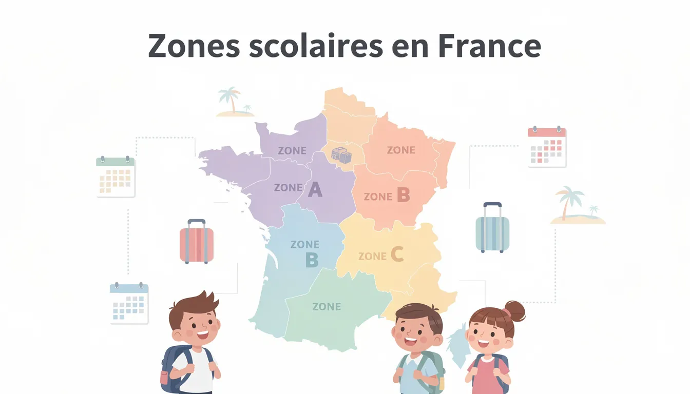 Zones scolaires en France
