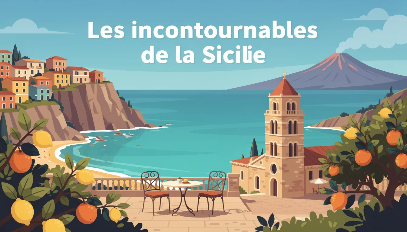 Découvrez la sicile : guide complet de cette île italienne 1 Les incontournables de la Sicile