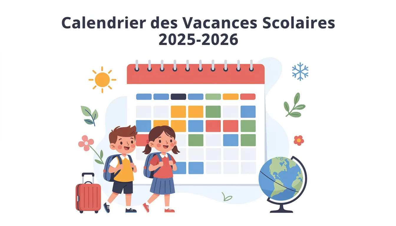 Calendrier des Vacances Scolaires 2025-2026