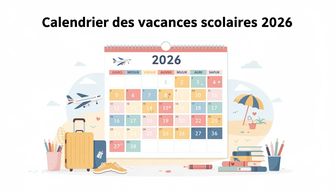 Vacances scolaires 2026 : calendrier et conseils pratiques 1 Calendrier des vacances scolaires 2026