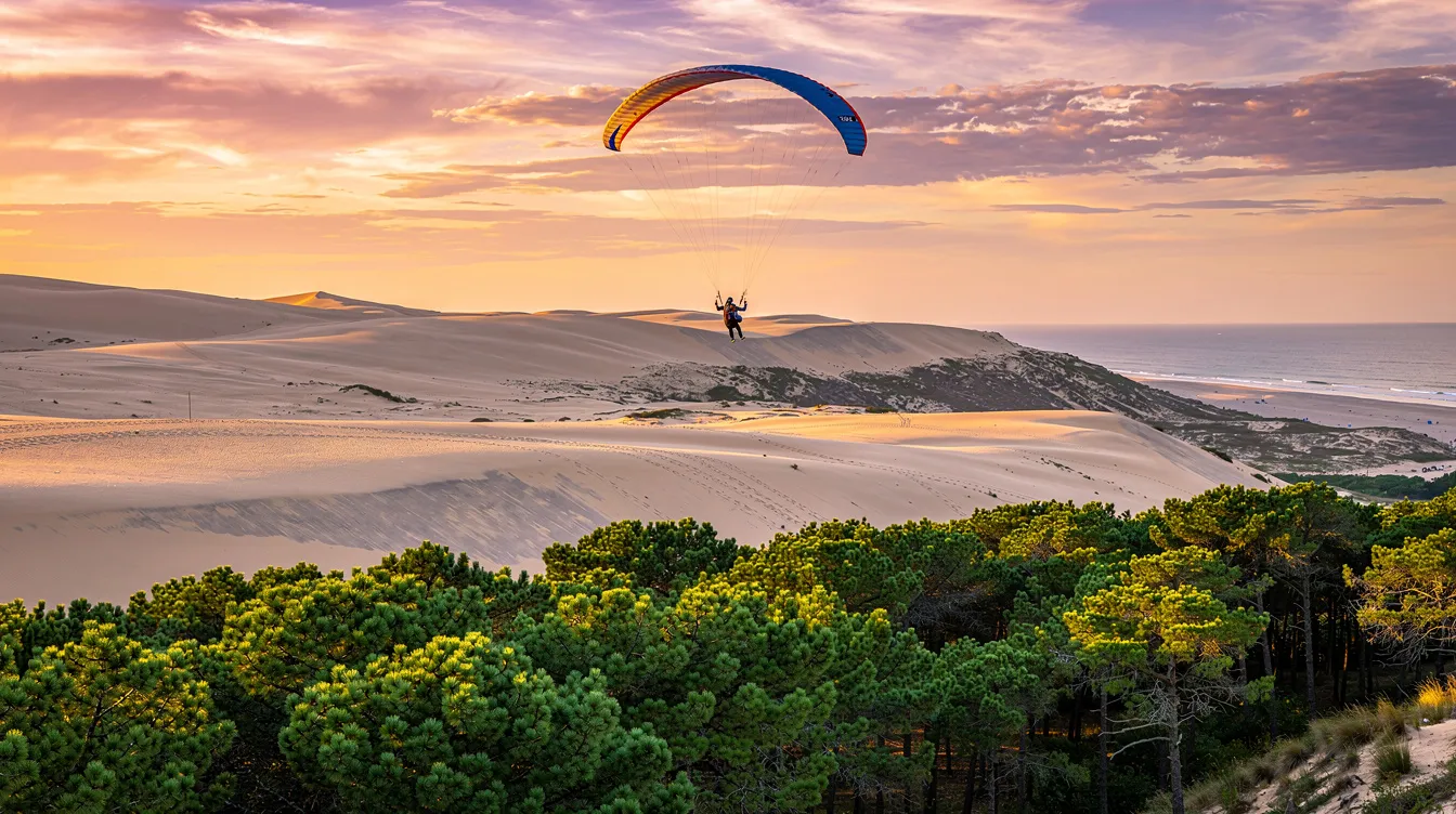 Balise pyla : météo et conditions idéales pour le parapente