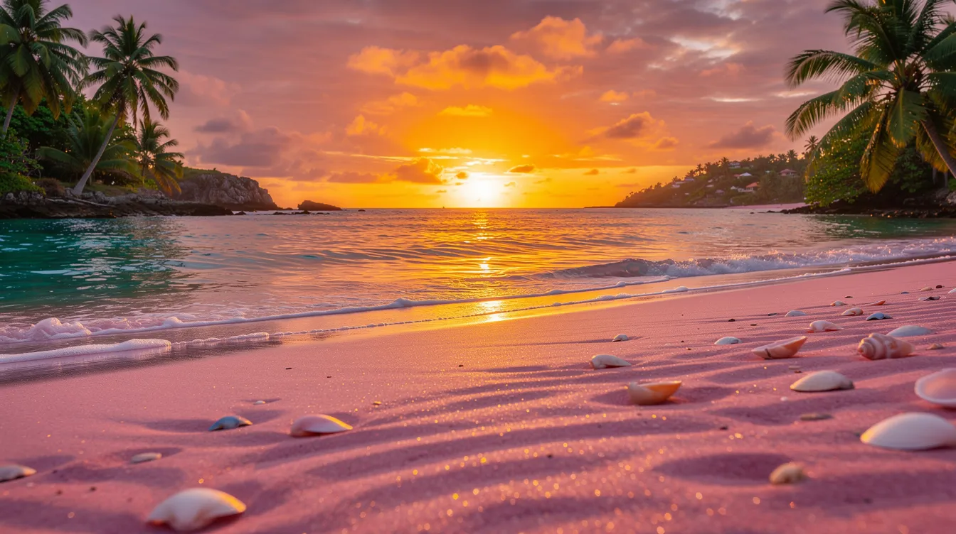 Guadeloupe : découvrez les plages de sable rose incontournables