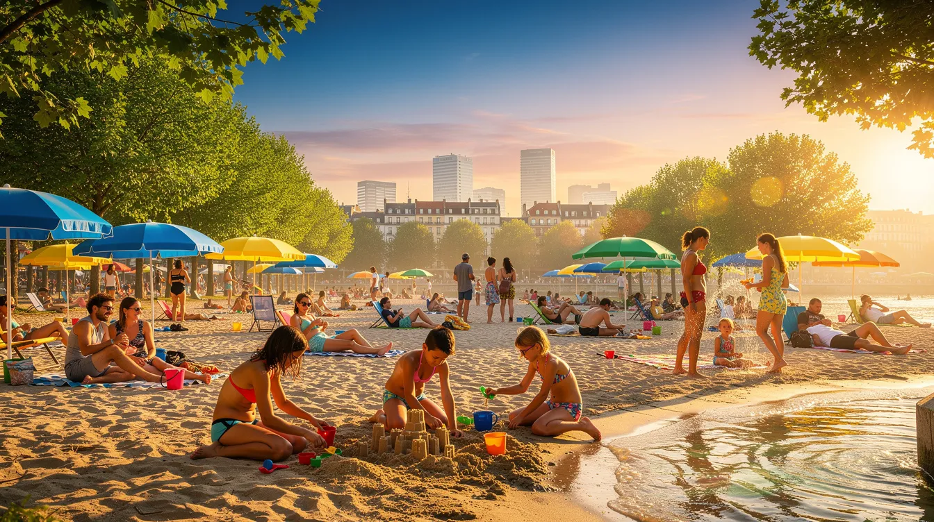 Où se rendre pour profiter des plages éphémères à Lille ?