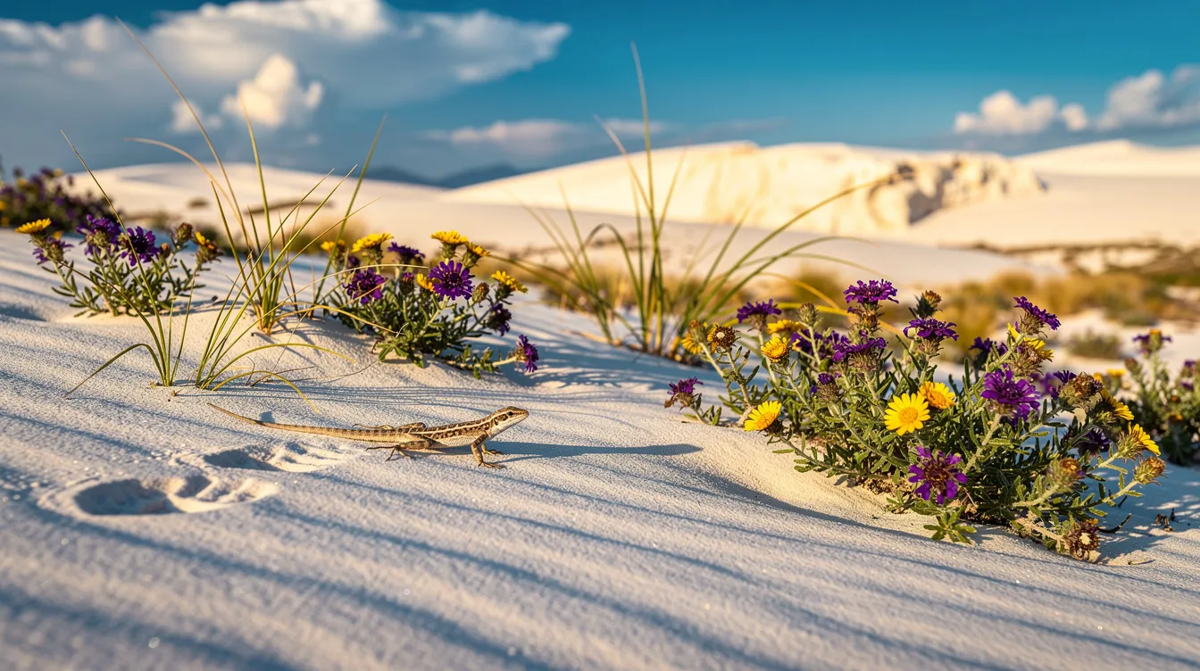 White sands national park : un oasis de gypse unique 1 Faune et flore du parc